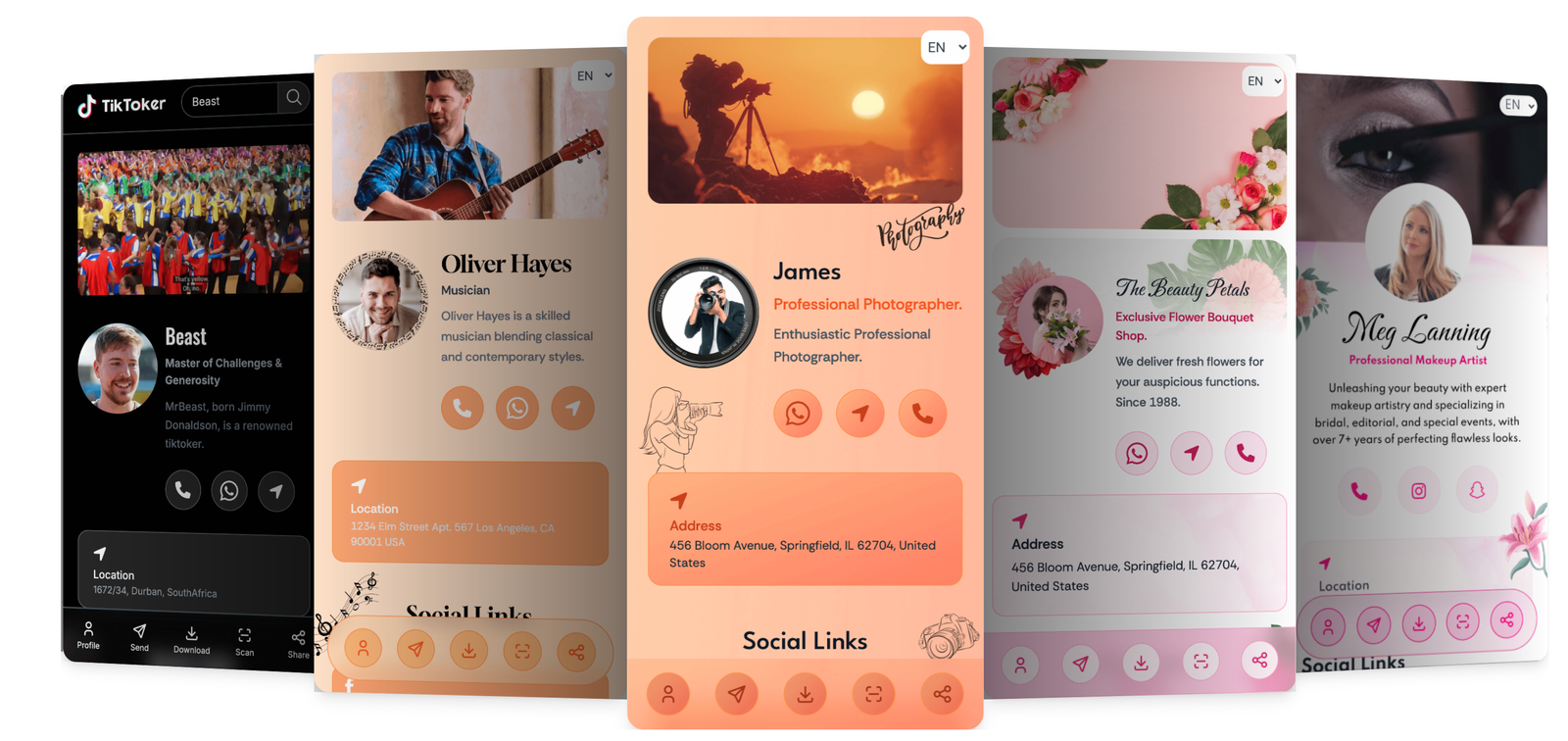 Carte visite virtuelle - vKard